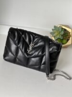 YSL Toy Puffer Black SHW
