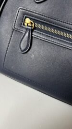 Celine Micro Luggage Navy Blue Calfskin - Image 2