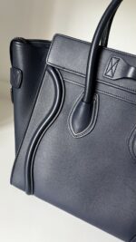 Celine Micro Luggage Navy Blue Calfskin - Image 6