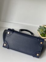 Celine Micro Luggage Navy Blue Calfskin - Image 9