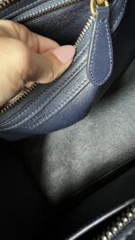 Celine Micro Luggage Navy Blue Calfskin - Image 13