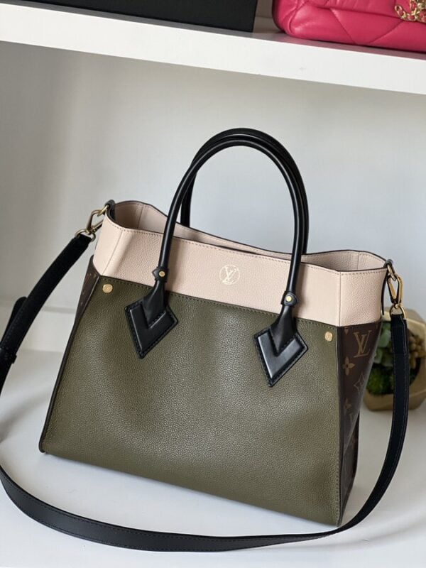 Louis Vuitton On My Side MM Kaki Green - Image 6