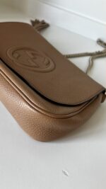 Gucci Soho Tassel Crossbody Dark Beige - Image 5
