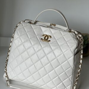Chanel Large Bowler Shoulder Bag Criuse 2023