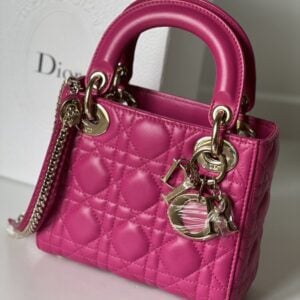 Dior Mini Lady Dior Pink