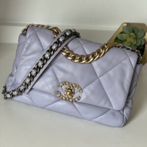 Chanel 19 Small Purple Lilac Lambskin