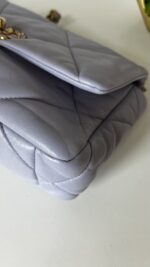 Chanel 19 Small Purple Lilac Lambskin - Image 8