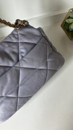 Chanel 19 Small Purple Lilac Lambskin - Image 10