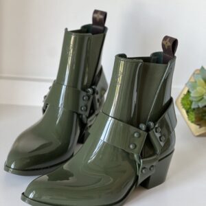Louis Vuitton Rain Boots 39 Green