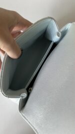 Chanel Extra Mini Coco Top Handle Iridescent Blue Rainbow Hardware - Image 15