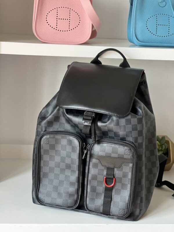 Louis Vuitton Utility Backpack Damier Graphite