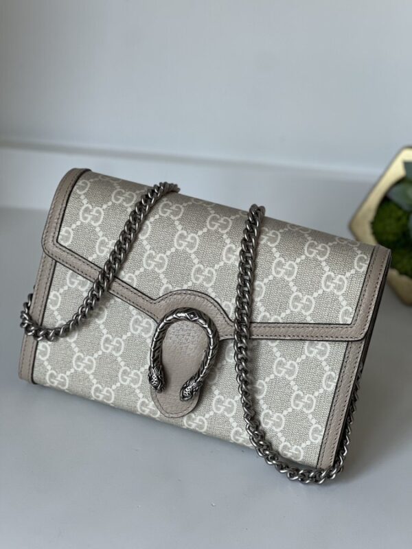 Gucci Dionysus Wallet On Chain WOC Supreme Beige