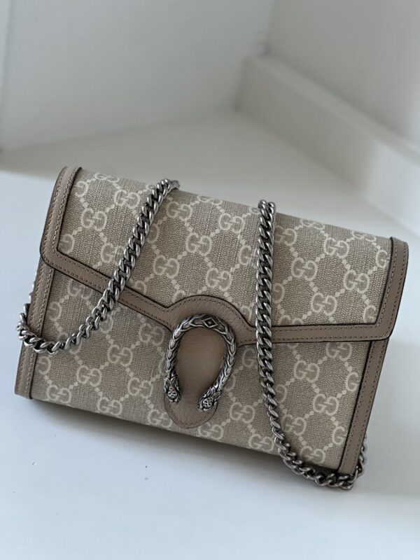 Gucci Dionysus Wallet On Chain WOC Supreme Beige - Image 2