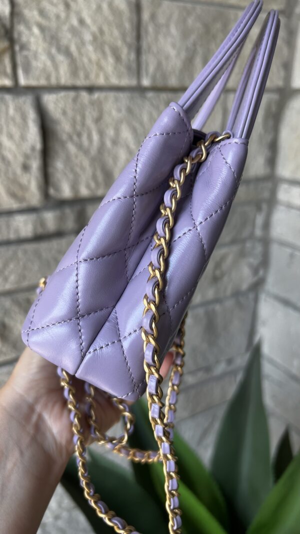 Chanel Nano Quilted Kelly Shopper Crossbody - Image 3