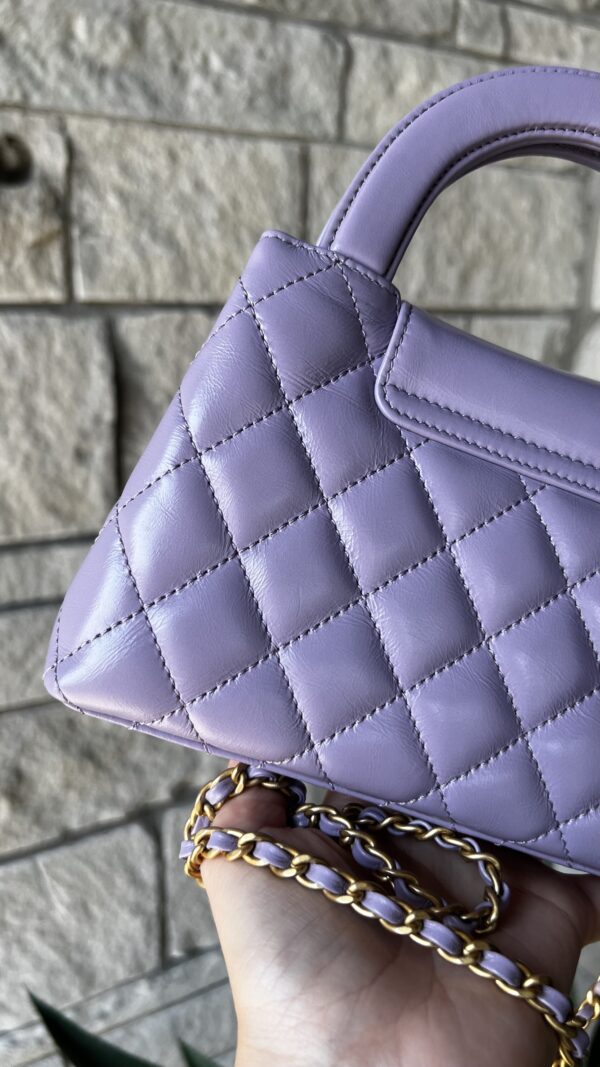 Chanel Nano Quilted Kelly Shopper Crossbody - Image 9