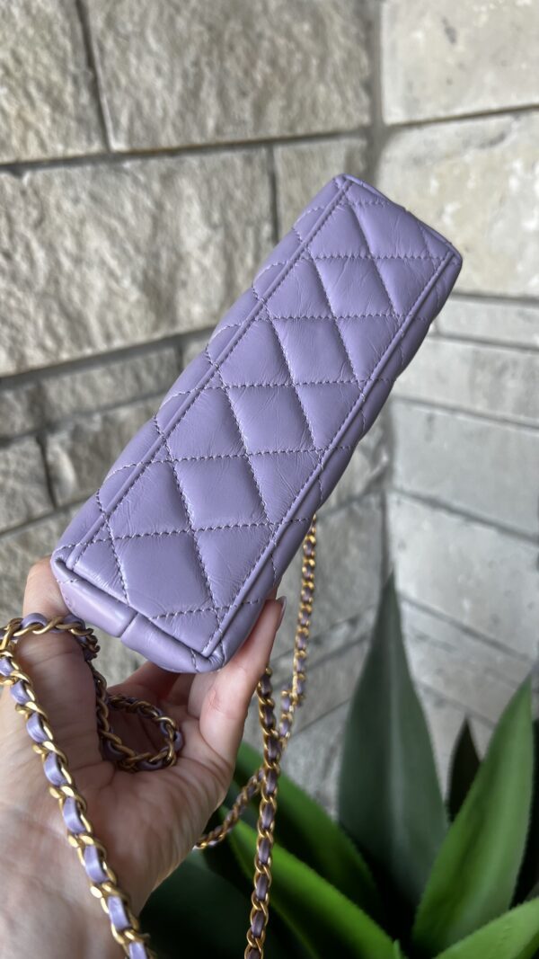 Chanel Nano Quilted Kelly Shopper Crossbody - Image 13