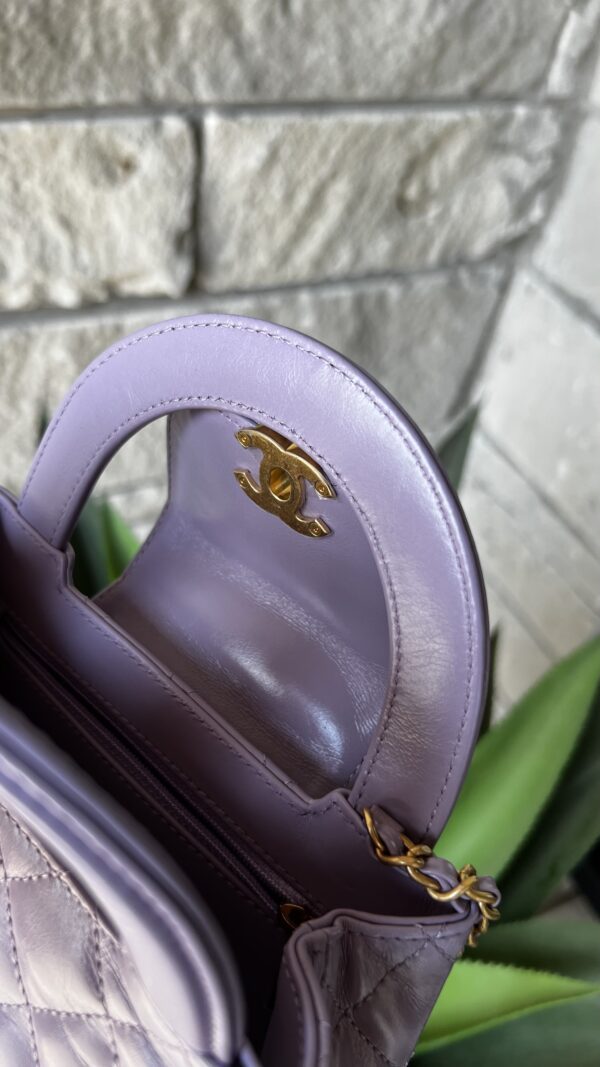 Chanel Nano Quilted Kelly Shopper Crossbody - Image 17