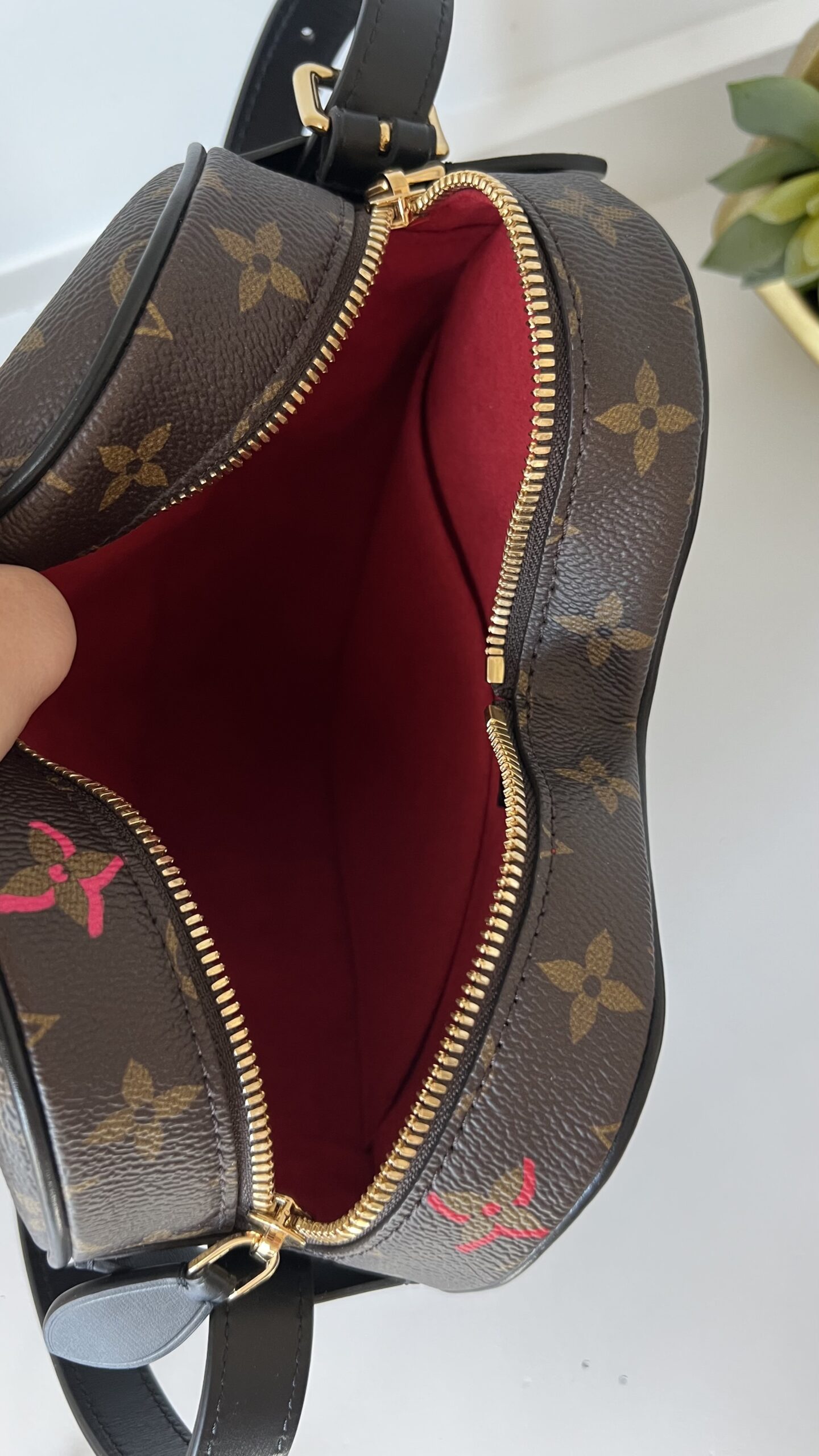 バッグ lovely Women's Medium Pu Leather Solid Color Streetwear Heart