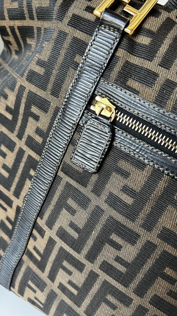 Fendi Large Zucca Vintage Tote - Image 3