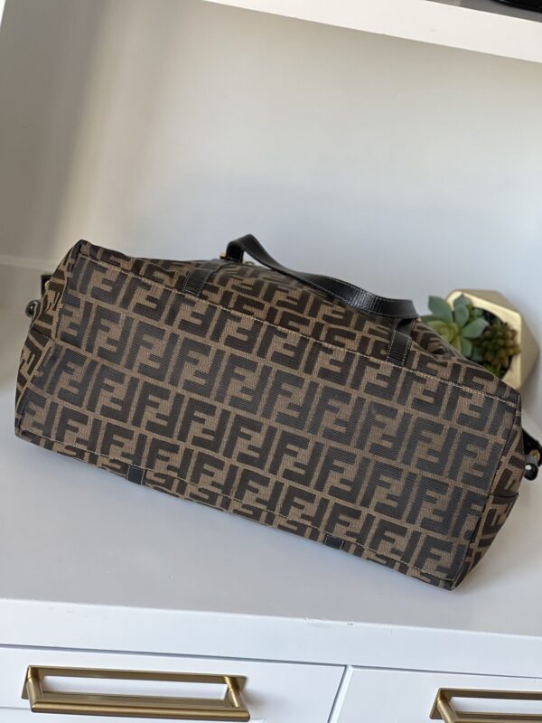 Fendi Large Zucca Vintage Tote - Image 8