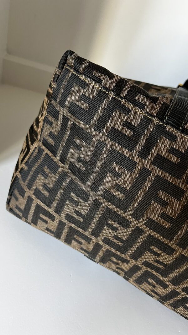 Fendi Large Zucca Vintage Tote - Image 9