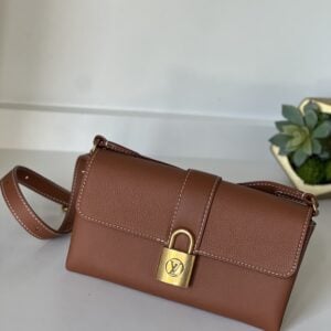 Louis Vuitton Wallet On Chain Low Key Crossbody Cognac Brown