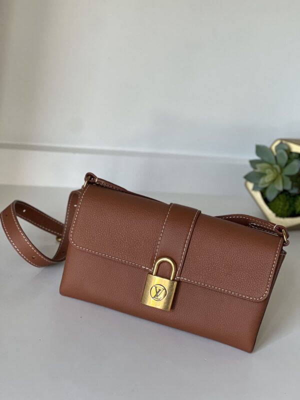 Louis Vuitton Wallet On Chain Low Key Crossbody Cognac Brown