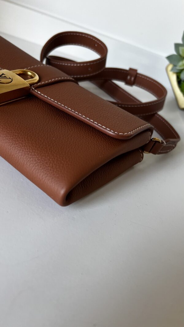 Louis Vuitton Wallet On Chain Low Key Crossbody Cognac Brown - Image 8