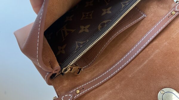 Louis Vuitton Wallet On Chain Low Key Crossbody Cognac Brown - Image 11