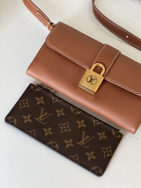 Louis Vuitton Wallet On Chain Low Key Crossbody Cognac Brown - Image 16