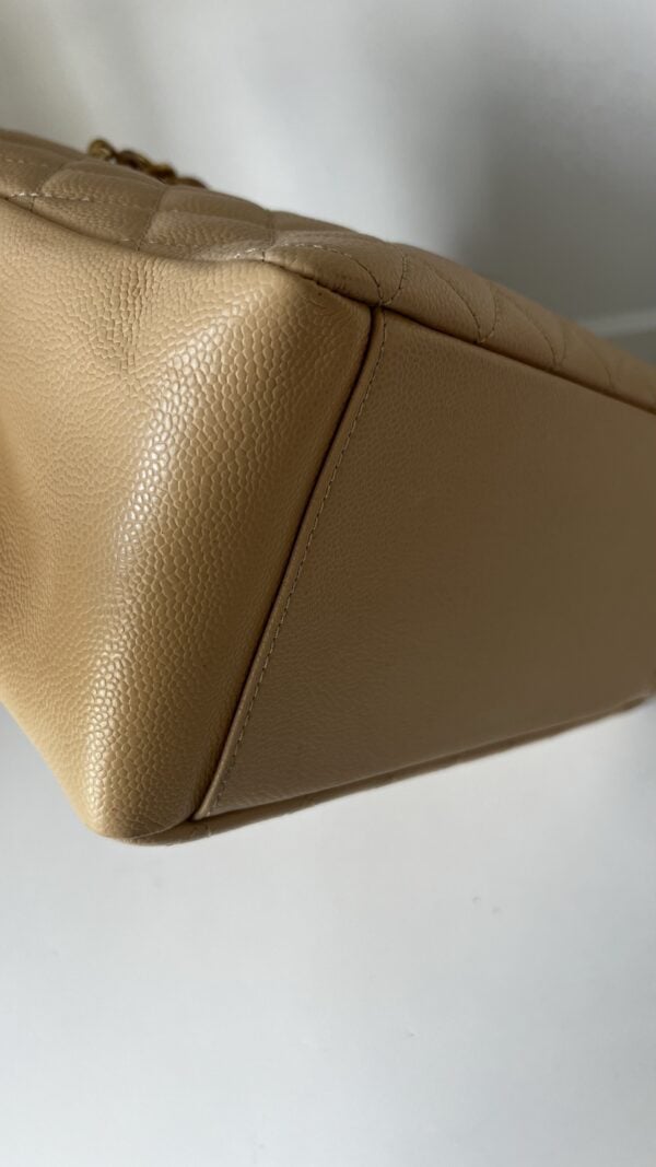 Chanel GST Beige Clair Caviar Shoulder Bag Gold Hardware - Image 12