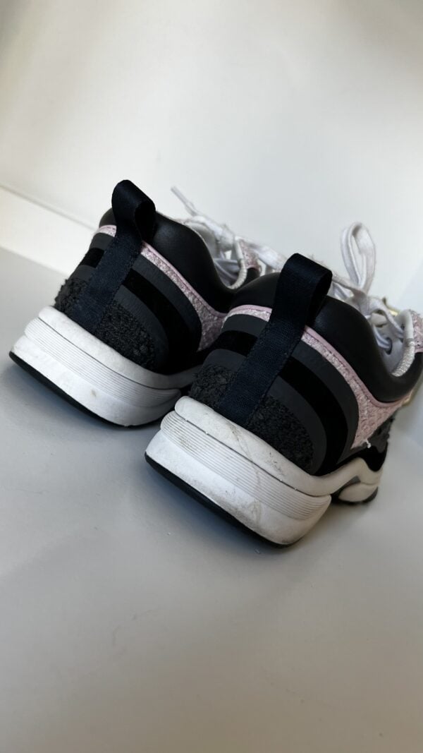 Chanel Tweed Sneakers 38 - Image 6