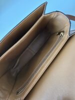 Celine Calfskin Classique Triomphe Bag White Tan - Image 14