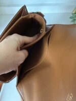 Celine Calfskin Classique Triomphe Bag White Tan - Image 17