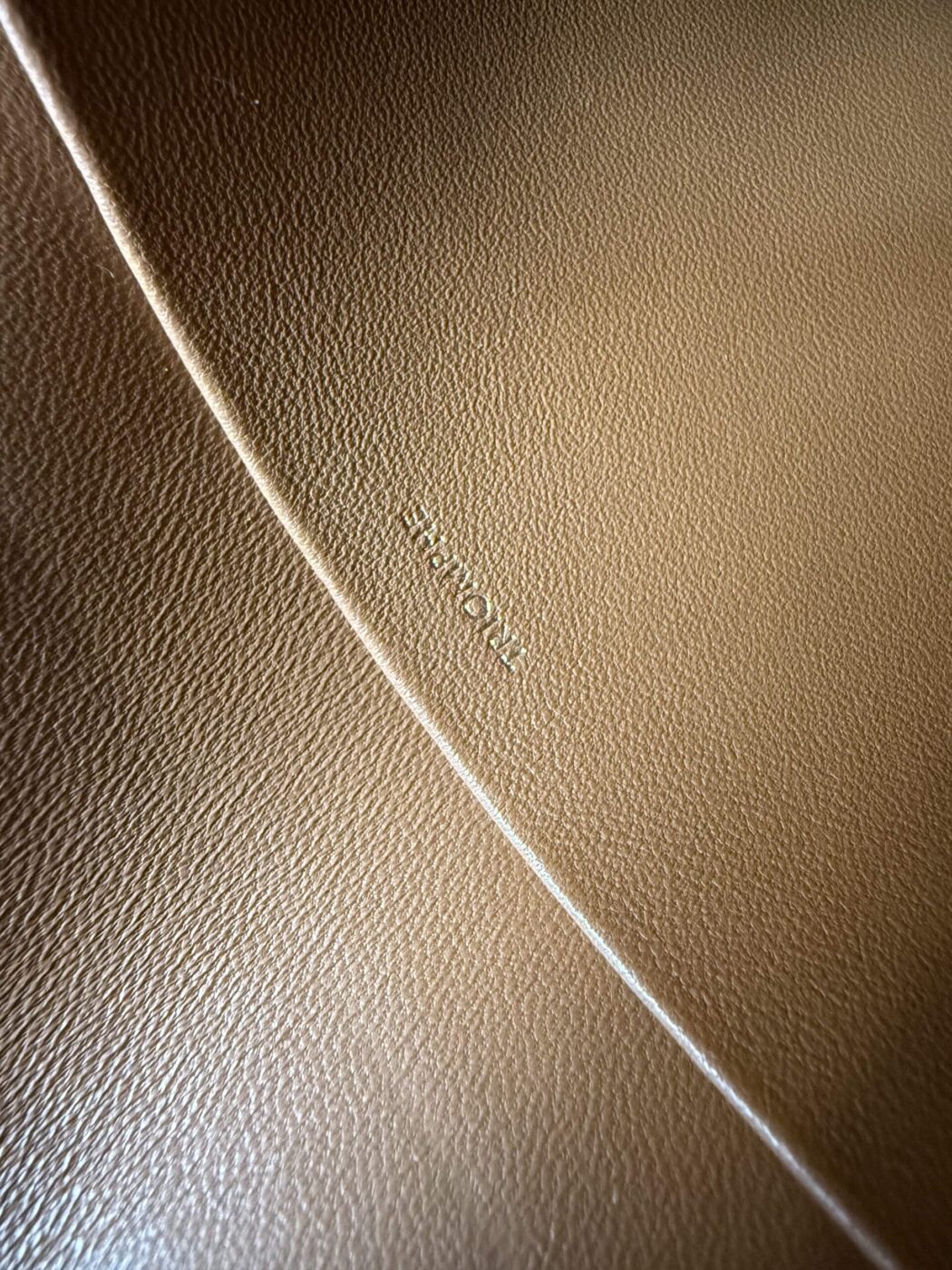 Celine Calfskin Classique Triomphe Bag White Tan - Image 18