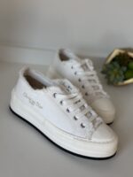 Christian Dior Frayed Canvas Sneakers Women 38.5