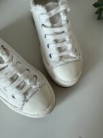Christian Dior Frayed Canvas Sneakers Women 38.5 - Image 4