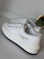 Christian Dior Frayed Canvas Sneakers Women 38.5 - Image 5