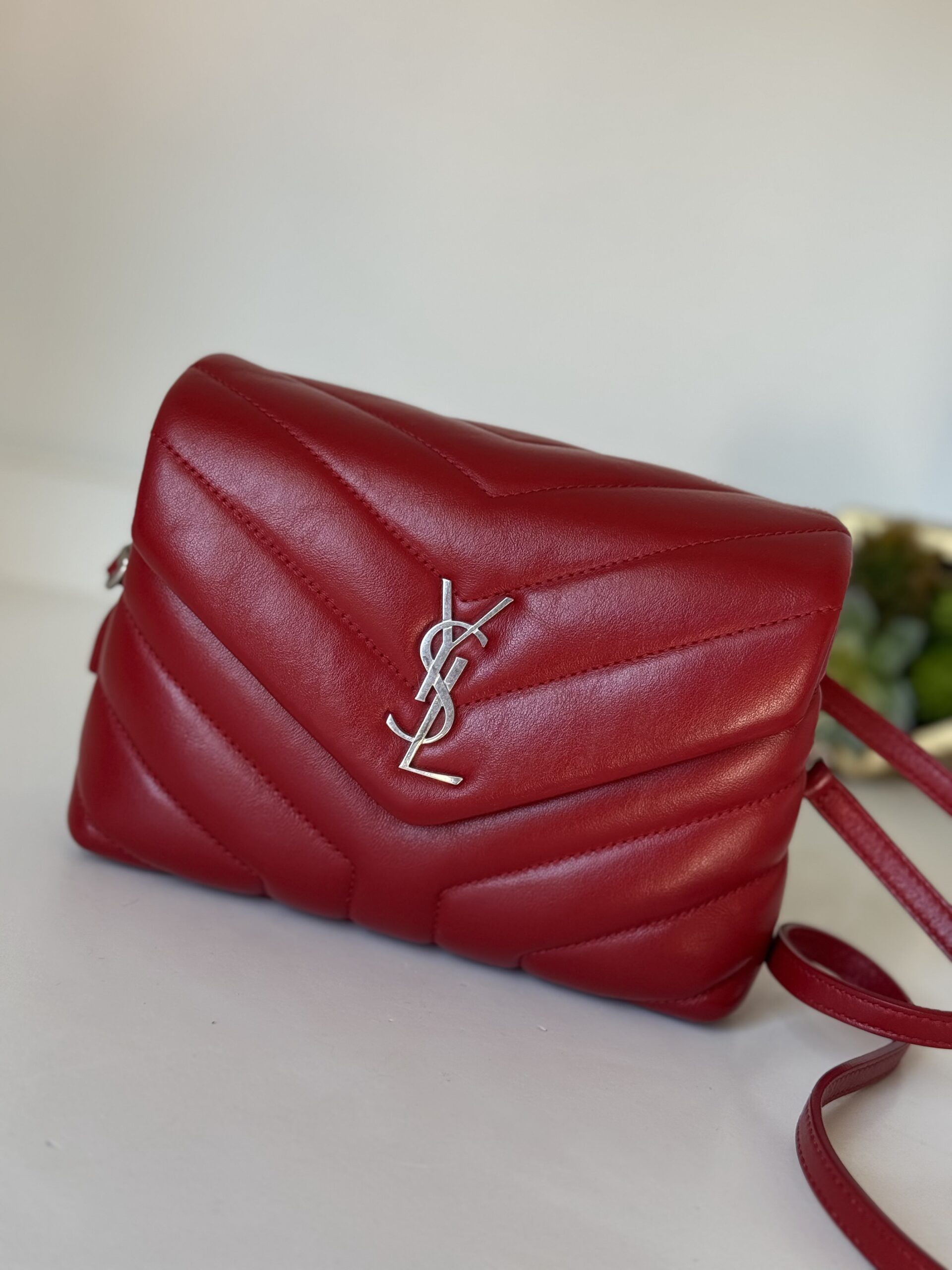 IMG_3638 2 YSL Toy LouLou Red Crossbody - Image 1