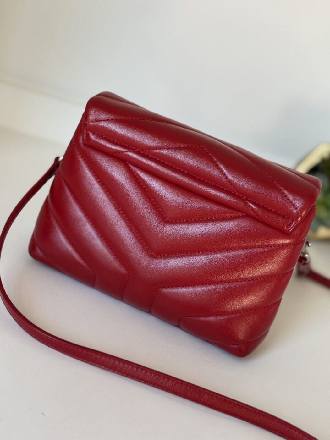 YSL Toy LouLou Red Crossbody - Image 10