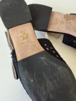 Dior Black Cannage Dior & Moi Slingback Flats 38 - Image 9