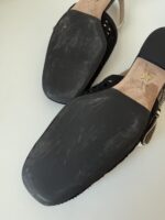 Dior Black Cannage Dior & Moi Slingback Flats 38 - Image 10