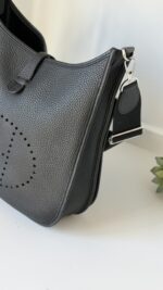 Hermes Evelyne PM III Black SHW - Image 2