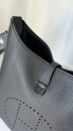 Hermes Evelyne PM III Black SHW - Image 3