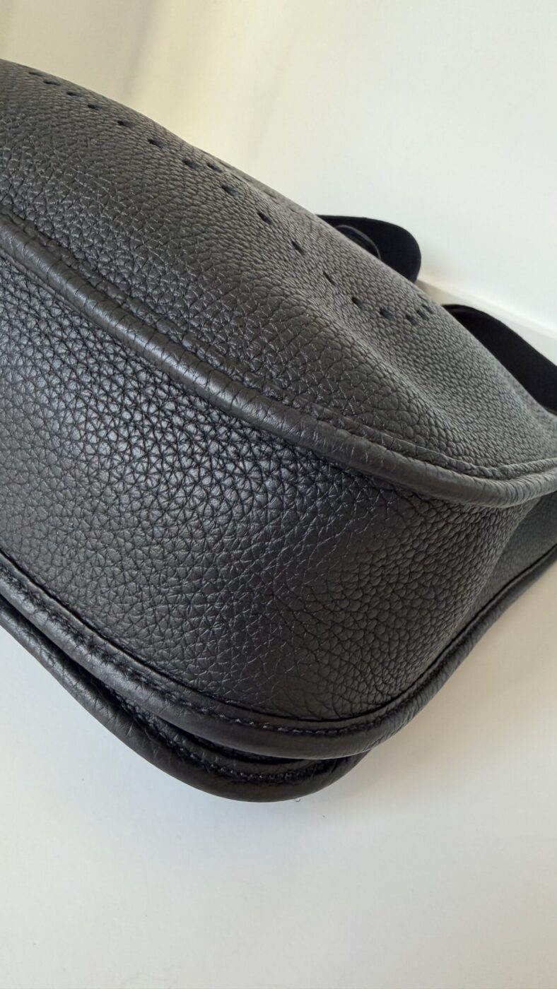 Hermes Evelyne PM III Black SHW - Image 7