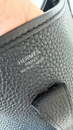 Hermes Evelyne PM III Black SHW - Image 10