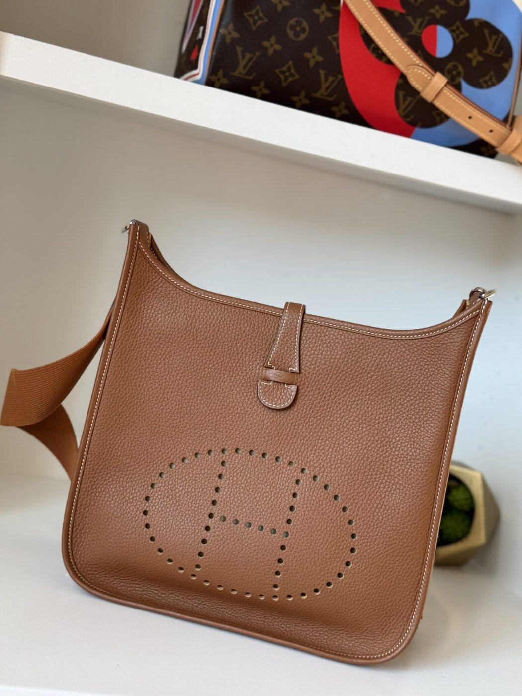 Hermes Evelyne PM Gold Brown - Image 1