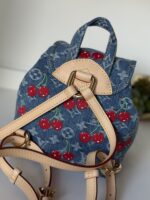 Louis Vuitton Denim Cherry Backpack - Image 5