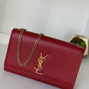 YSL Red Medium Kate Crossbody / Shoulder Bag