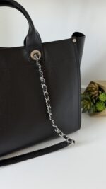 Chanel Leather Deauville Large - Image 8